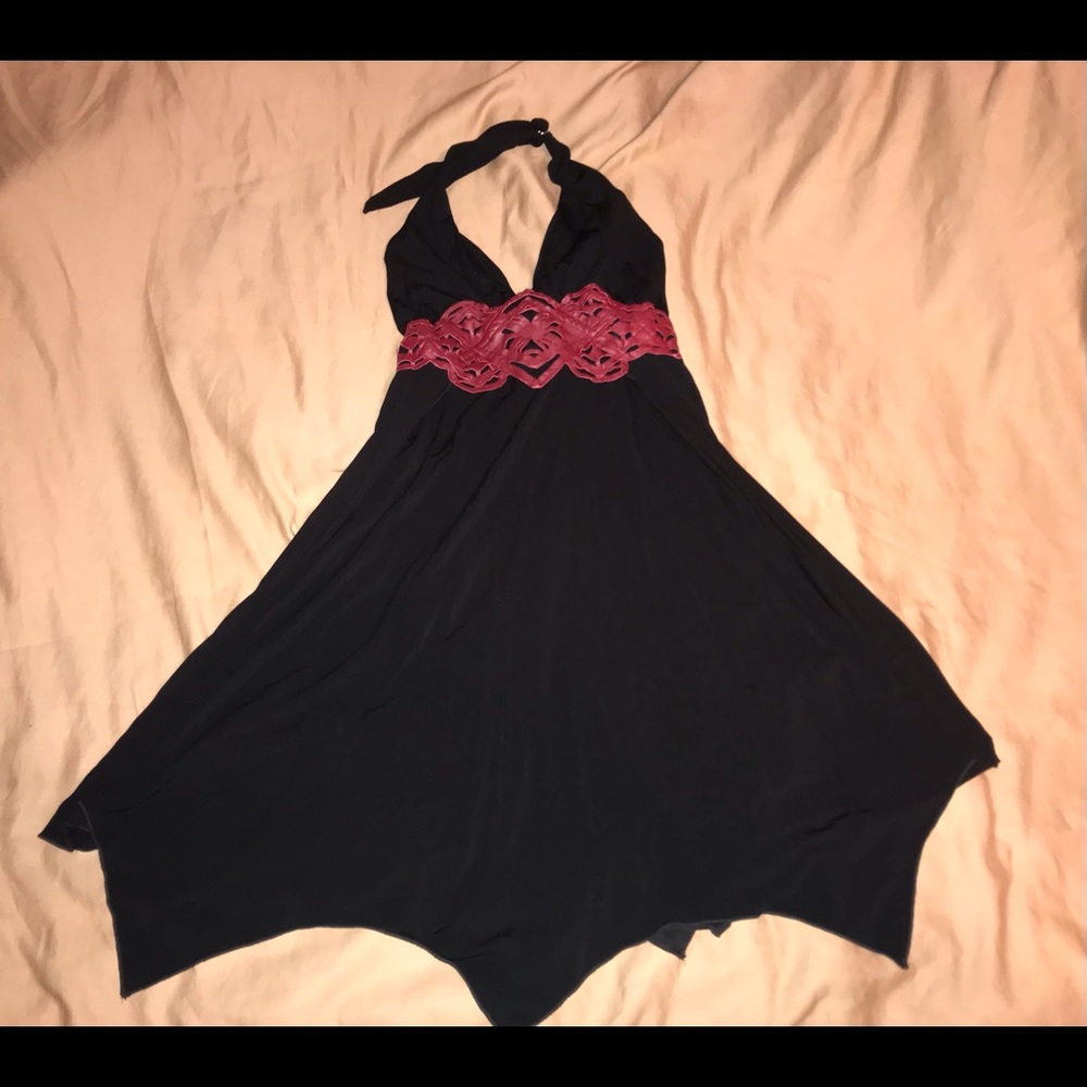 Black Halter Dress